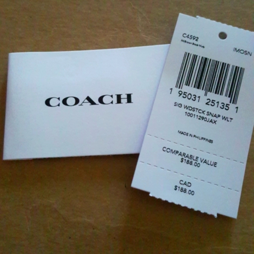 COACH WOODSTOCK WALLET - Picture 7 of 7